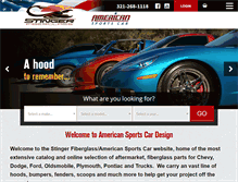 Tablet Screenshot of americansportscar.com